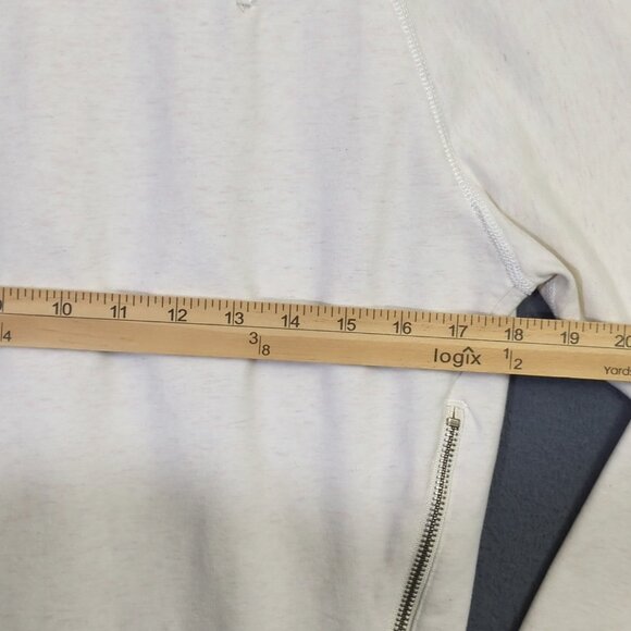 Lululemon Hoodie Women's 2 White Pink Heather Side Zips Athletic Athleisure - Picture 5 of 12